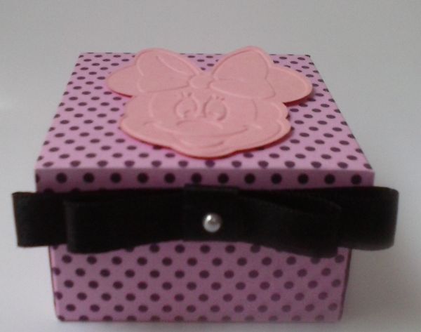Caixa Minnie laço