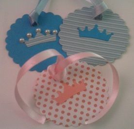 Tags com meia pérola